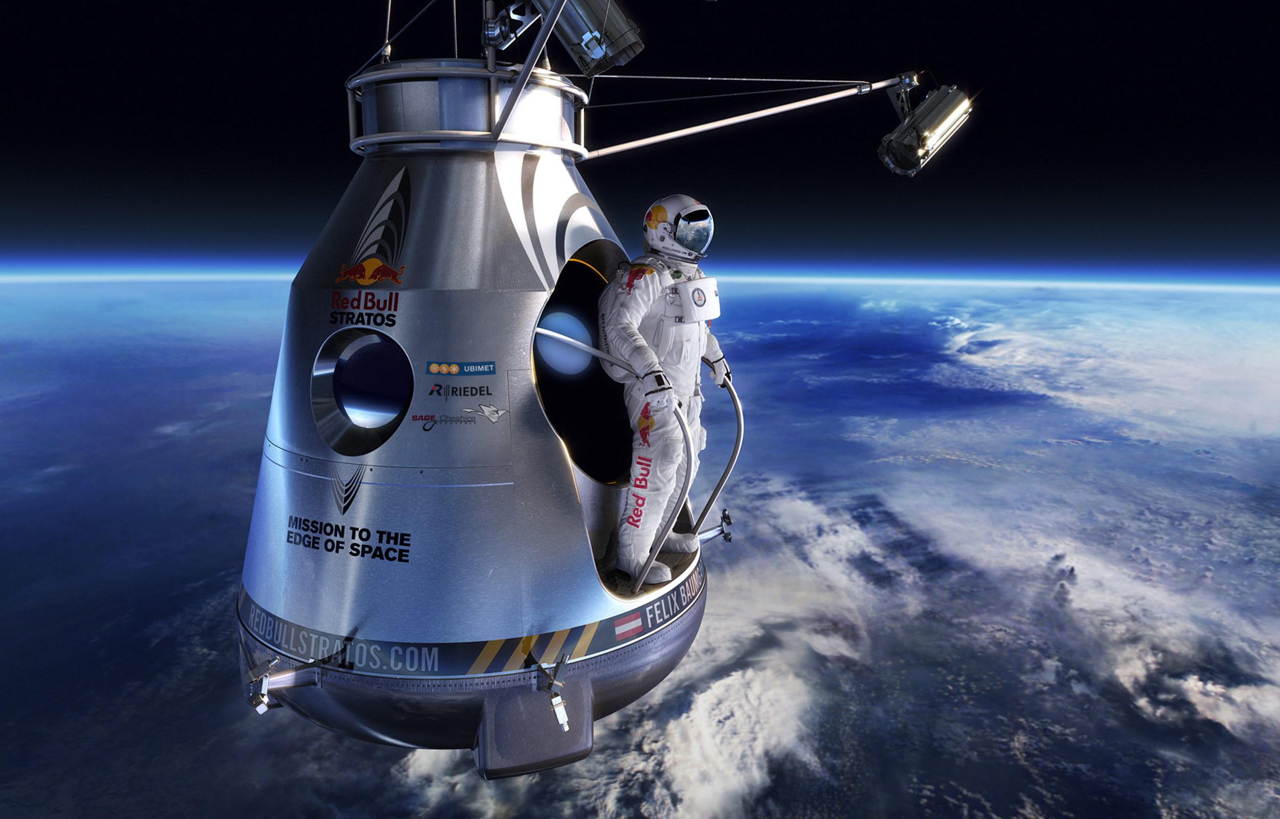 Red Bull Stratos Branding