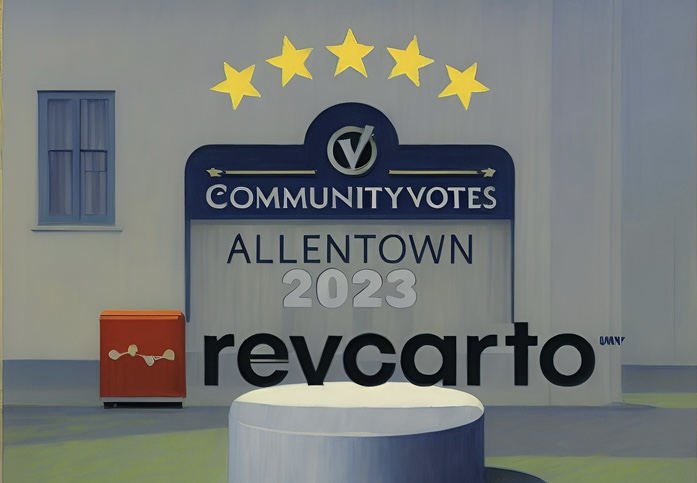 Celebrating Revcarto's CommunityVote Allentown 2023 Award